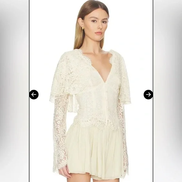 NWOT! TULAROSA Clarissa Lace Top - Picture 3 of 9